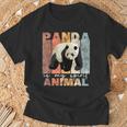 Panda Is Mypirit Animal かわいいパンダヴィンテージパンダ Tシャツ 高齢者への贈り物