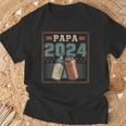 Papa 2024 初めてのパパ 父の日 新しい父親の父性 Tシャツ 高齢者への贈り物