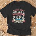 Papa Figlia Padre Festa Del Papà Regalo Per Papà Da Figlia Maglietta Regalos para ancianos