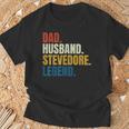 Papá Maridotevedore Leyenda Trabajador Portuario Estibador Camiseta unisex Regalos para ancianos
