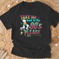 Patín De Los 90 Diseño Para Una Chica Patinadora In Mangas Camiseta unisex Regalos para ancianos