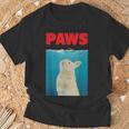Paws Bunny 面白いパロディ ウサギ好きのギフト Tシャツ 高齢者への贈り物