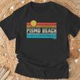 Pismo Beach ピズモビーチ カリフォルニア レトロ サンセット サーフ トリップ ラブ サーフィン Tシャツ 高齢者への贈り物