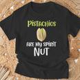 Pistachios Are Mypirit ナッツアイスクリームトッピングチョコレート Tシャツ 高齢者への贈り物