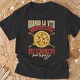 Pizzaioli Divertente Pizzaiolo Uomo Festa Del Papà Maglietta Regalos para ancianos