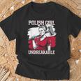 Polonia Polska Poland Polaca Bandera Camiseta unisex Regalos para ancianos