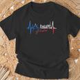 Pragakyline Latido Del Corazón República Checa Amo Praha Camiseta unisex Regalos para ancianos
