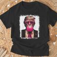Pro Trump Bubble Gum Pink Glasses Donald Trump Tシャツ 高齢者への贈り物