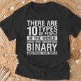 Programador De Computación Divertido Código Binario Informático Camiseta unisex Regalos para ancianos