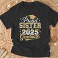 Proud Sister Of A Class Of 2025 Graduate Senior Graduation T-Shirt Gifts for Old Men