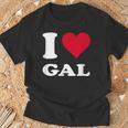 Red Heart I Love Gal Tシャツ 高齢者への贈り物
