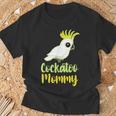 Retro Cockatoo Mother Mom Cockatoo Mommy Cockatiel Tシャツ 高齢者への贈り物