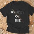 Riddim Or Die ダブステップギフト Tシャツ 高齢者への贈り物