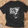 Rockabilly Rebel Blonde Pinup With Attitude Graphic Tシャツ 高齢者への贈り物