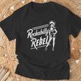 Rockabilly Rebel Pin-Up Girl In Dress Graphic Tシャツ 高齢者への贈り物