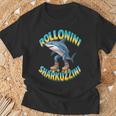 Rolloliniharkuzzini ミームローラーシャーク イタリアンブレインレッド Tシャツ 高齢者への贈り物