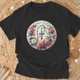 Rosario Rodeado De Flores Camiseta unisex Regalos para ancianos