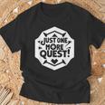 Rpg愛好家のためのjust One More Quest Gamer Tシャツ 高齢者への贈り物