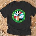 Rueda De Banderas De Las Naciones Celtas Diseño De Círculo De Patrimonio Cultural Camiseta unisex Regalos para ancianos