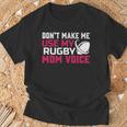 Rugby Don't Make Me Use My Rugby Momボイス。 長袖tシャツ Tシャツ 高齢者への贈り物