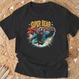 S Gráficas Divertidas Deuper Bear Camiseta unisex Regalos para ancianos