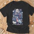 Shark Waifu 東京アニメ ワイフガール かわいい カワイイ 漫画 レトロ Tシャツ 高齢者への贈り物