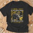 In This Sinful World I Desire Only Cheese Rat Japanese T-Shirt Gifts for Old Men