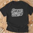 Smokeroller-煙巻人-マティーニシャグロカビリーピンナップバックプリント Tシャツ 高齢者への贈り物