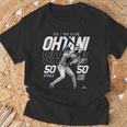 Speed Power Ohtani 50-50 Milestonehohei Ohtani Mlbpa Tシャツ 高齢者への贈り物