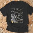 Steping Into My 60Th Birthday With God's Grace And Mercy Tシャツ 高齢者への贈り物