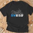 Sv650 2016-2025 ストリートバイクライダー、オートバイ用。 Tシャツ 高齢者への贈り物