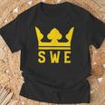 Swe With A Royal Crown スウェーデン Tシャツ 高齢者への贈り物