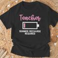 Teacherummer Recharge Required シャツ Tシャツ 高齢者への贈り物