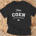 Team Coen ライフタイムメンバー 面白い名前 Coen Tシャツ 高齢者への贈り物