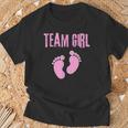 Team Girl Babyhower Bambina Mamma E Papà Gravidanza Attesa Maglietta Regalos para ancianos