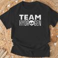 Team Hydrogenymbol H 燃料セル ハイブリッドカー クリーンエネルギー Tシャツ 高齢者への贈り物