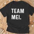 Team Mei 名前 Tシャツ 高齢者への贈り物