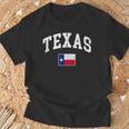 Texas Flag Of Texas Worn Classic Tシャツ 高齢者への贈り物