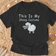 This Is Myheep Costume 羊の皮を被った狼 面白い羊 Tシャツ 高齢者への贈り物