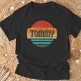 Tommy 名称 レトロ・ヴィンテージ・サンセット 限定版 Tシャツ 高齢者への贈り物