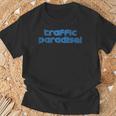 Traffic Paradise F1 Radio フォーミュラワン おもしろ ラジオ 角田 Yuki Tシャツ 高齢者への贈り物