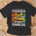 Tranvía T4d Modelo Conductor De Tranvía Camiseta unisex Regalos para ancianos