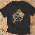 Trenikingo Para Ragnarok Odin Dios Marca Camiseta unisex Regalos para ancianos