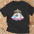 Unicorn Hailatan Devil Death Metal Rainbow Ocult Tシャツ 高齢者への贈り物