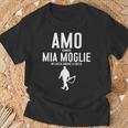 Uomo Io Amo Mia Moglie Detto Divertente Cacciatore Caccia Papà Maglietta Regalos para ancianos