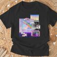 Vaporwave 美的pc トリッピーアート 90年代コンピューター Tシャツ 高齢者への贈り物