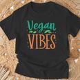Veganibes 面白いヴィーガン主義 ベジタリアン 植物 ヴィーガン Tシャツ 高齢者への贈り物