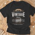 Vintage 1960 65 Regalos De Cumpleaños Es Hombres 65 Años Camiseta unisex Regalos para ancianos