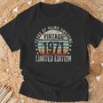Vintage 1971For Retro 1971 Birthday Tシャツ 高齢者への贈り物