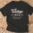 Vintage 1975 Piezas Originales 50 Cumpleaños Camiseta unisex Regalos para ancianos